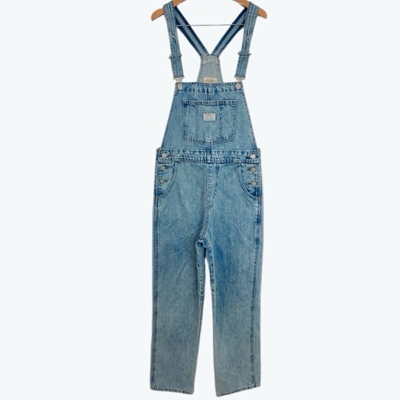 Free People Light Blue Women's Denim Overalls - Picture 9 of 16